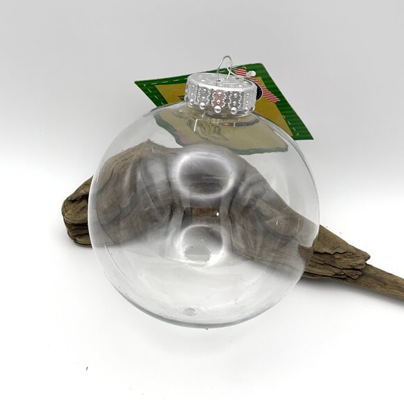 Lot of 6 4" Plastic Fillable Christmas Ornament-NWT - Picture 3 of 3